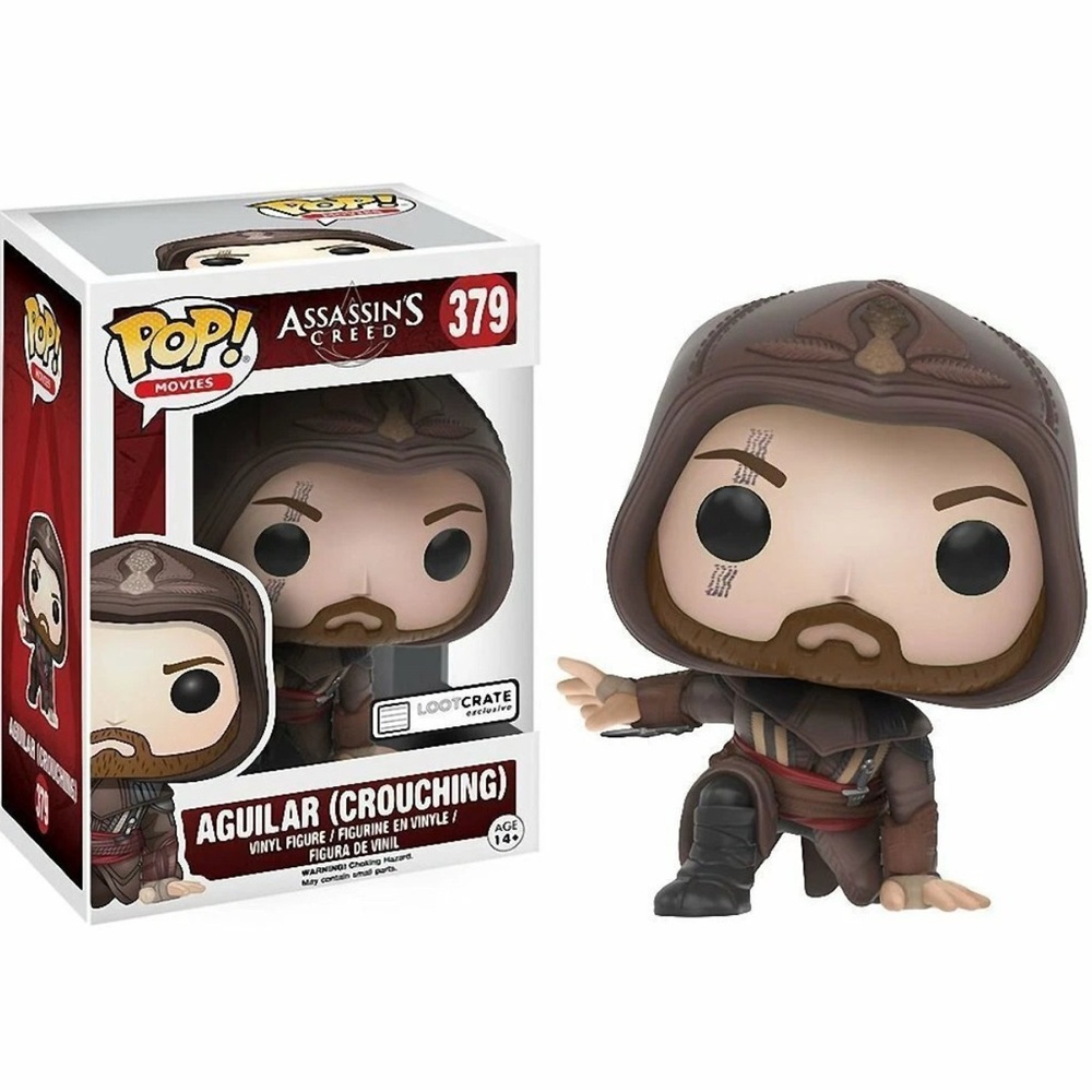 Funko Pop! Movies: Assassin's Creed Aguilar (Crouching) Loot Crate Exclusive 🆕